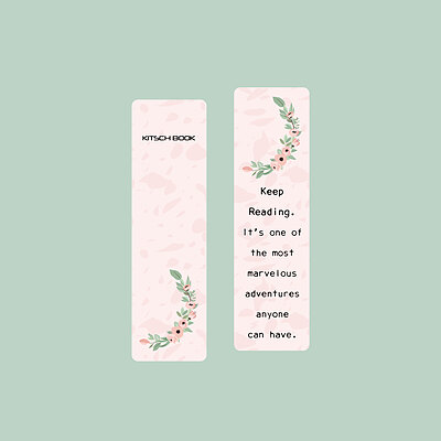 بسته ۲تایی بوک مارک "Floral 1"