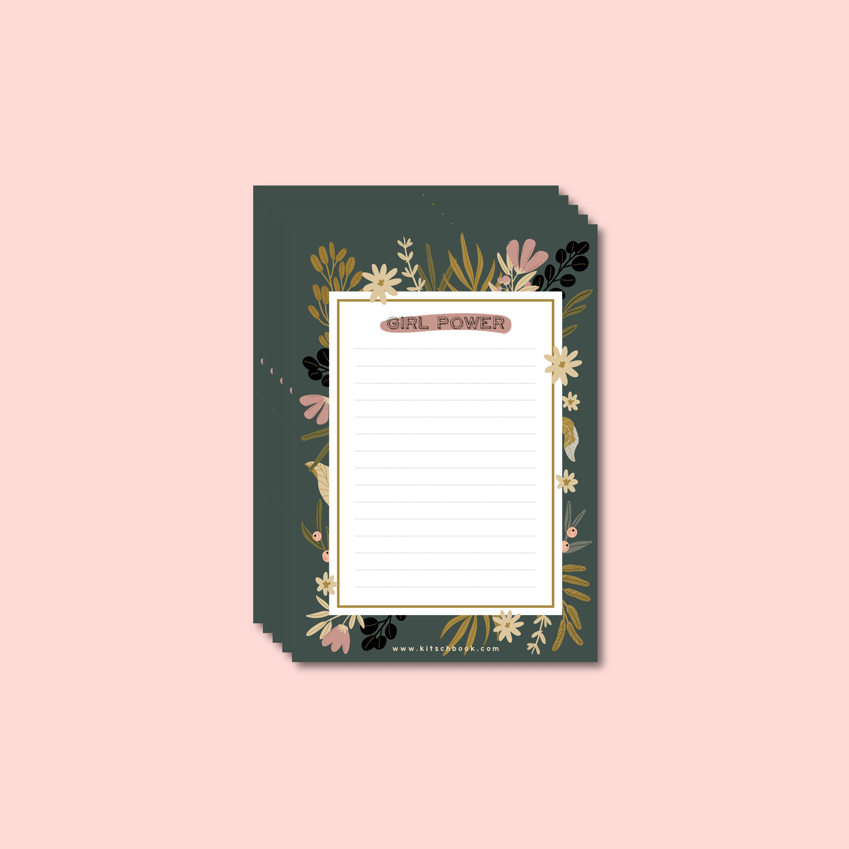 لگال پد Floral 1 (A5)