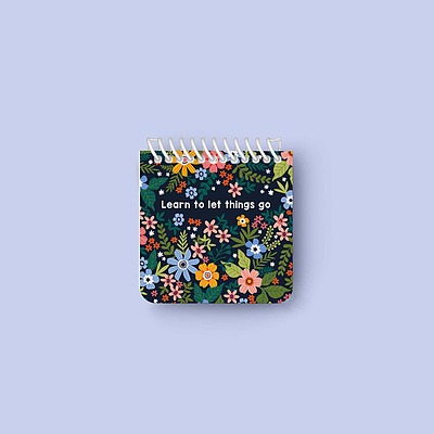 دفتر یادداشت سیمی مربعی "Floral 1"