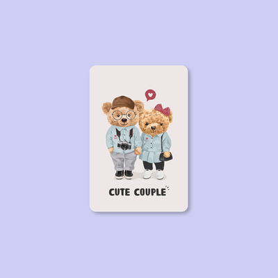 کارت پستال "Cute Couple"