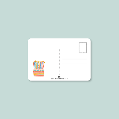 کارت پستال "Birthday"